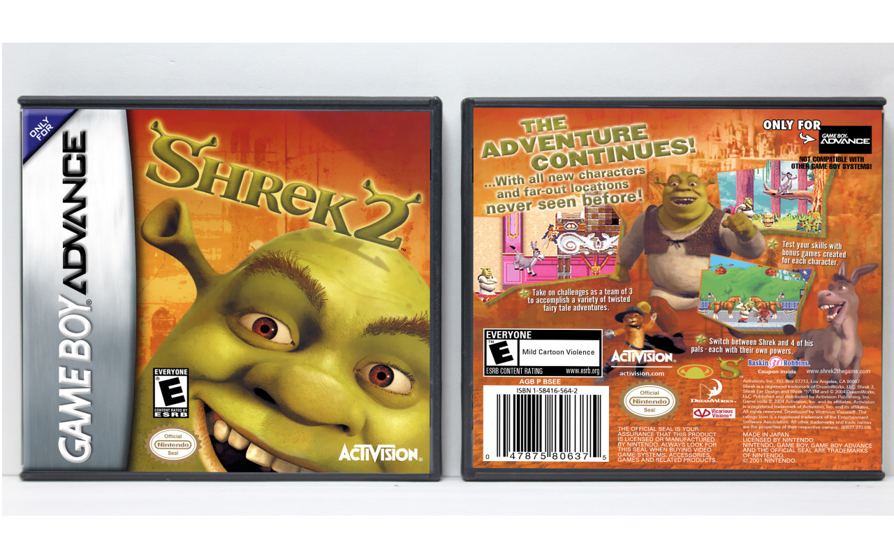 Gaming Relics Game Boy Advance Shrek 2